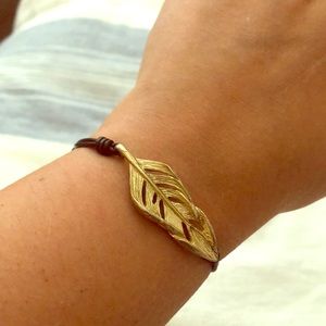 Gold Leaf Bracelet